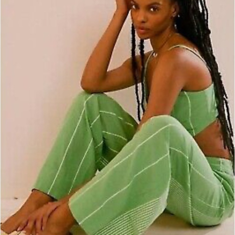Free People Casual Friday Set in Green Combo - Picture 2 of 16